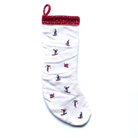 Anthropologie Dashing Through The Snow Christmas Stocking - Picture 4 of 4